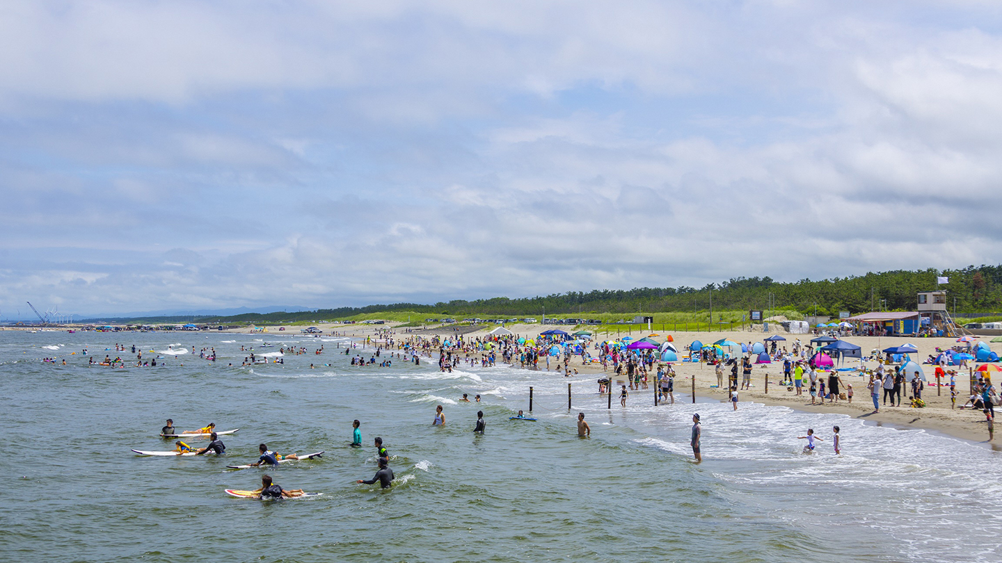 網代浜海水浴場の楽しみ方！日本海の青い海で夏を満喫