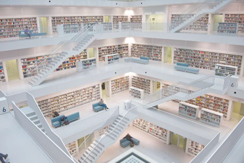 ドイツのシュトゥットガルト公共図書館