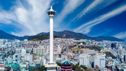 韓国の釜山ダイヤモンドタワー(プサンダイヤモンドタワー)