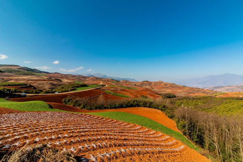 昆明の東川紅土地