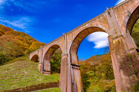 群馬のめがね橋(碓氷第三橋梁)
