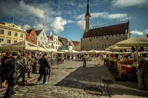 エストニアのラエコヤ広場（Tallinn Town Hall Square）