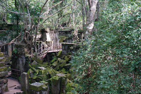 シェムリアップのベンメリア遺跡