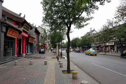 中国の西安回族街