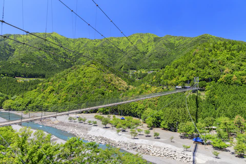 奈良の谷瀬の吊り橋