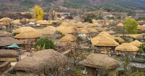 チェジュ島の城邑民俗村