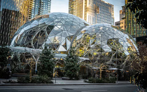 アメリカのAmazon本社のスフィア