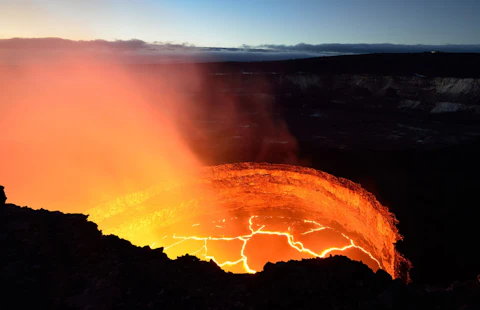 アメリカのハワイ火山国立公園