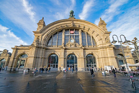 ドイツのフランクフルト中央駅