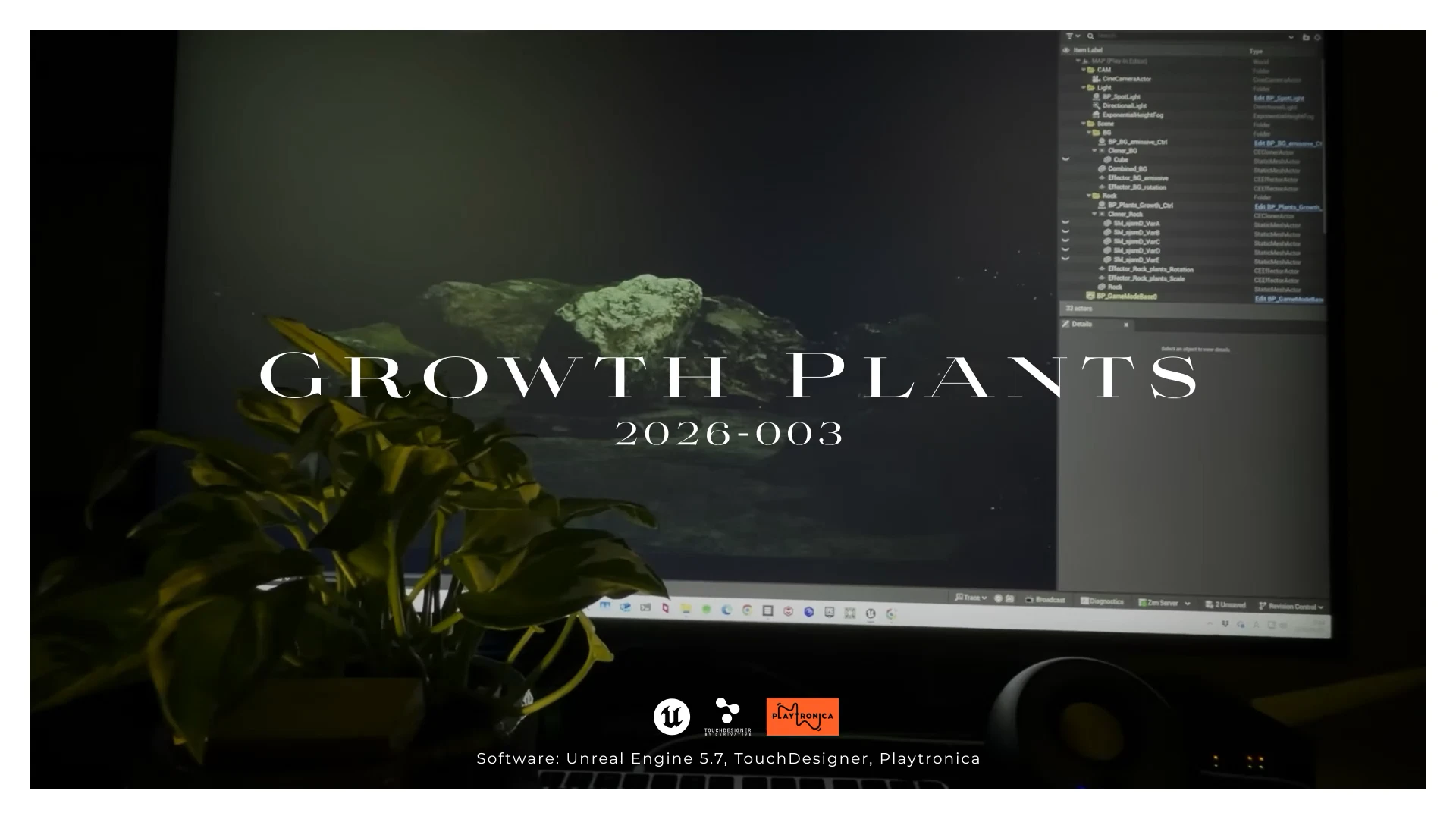 Interactive Growth Plants (Prototype)