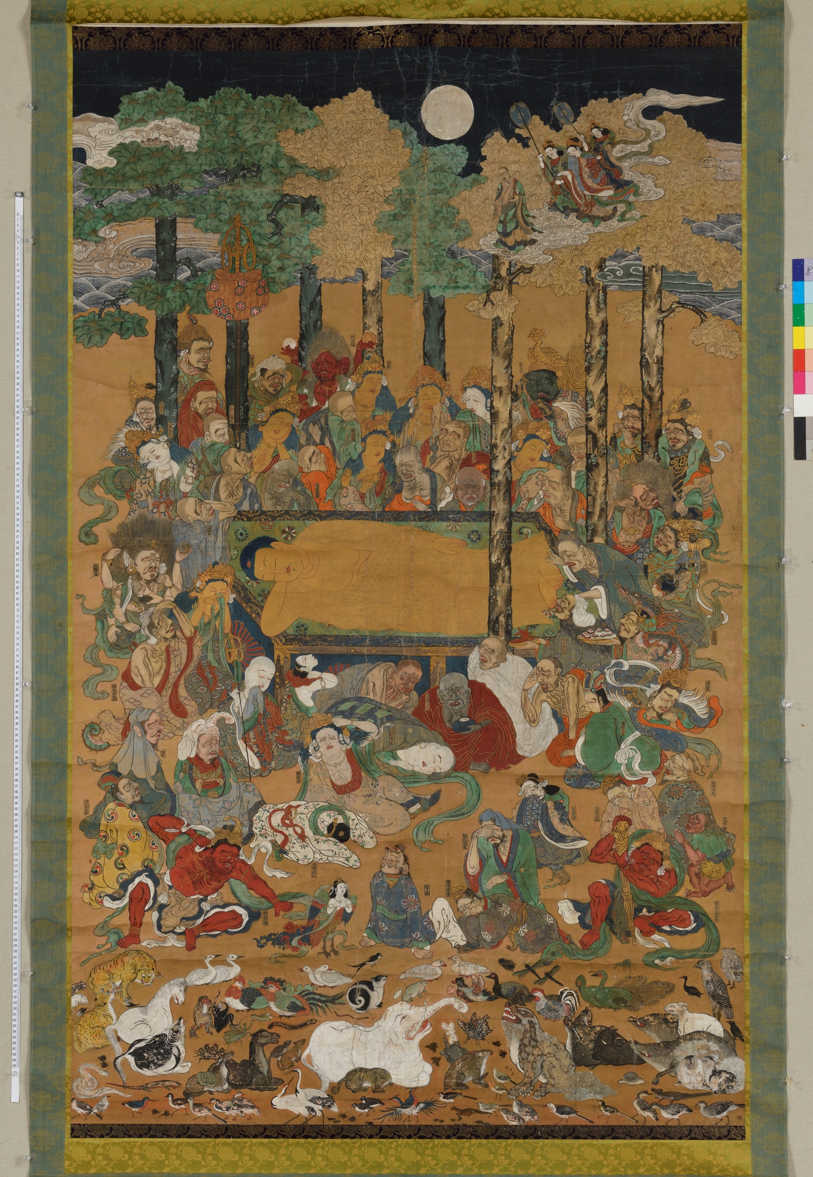 涅槃図 掛軸】涅槃図【03-027】