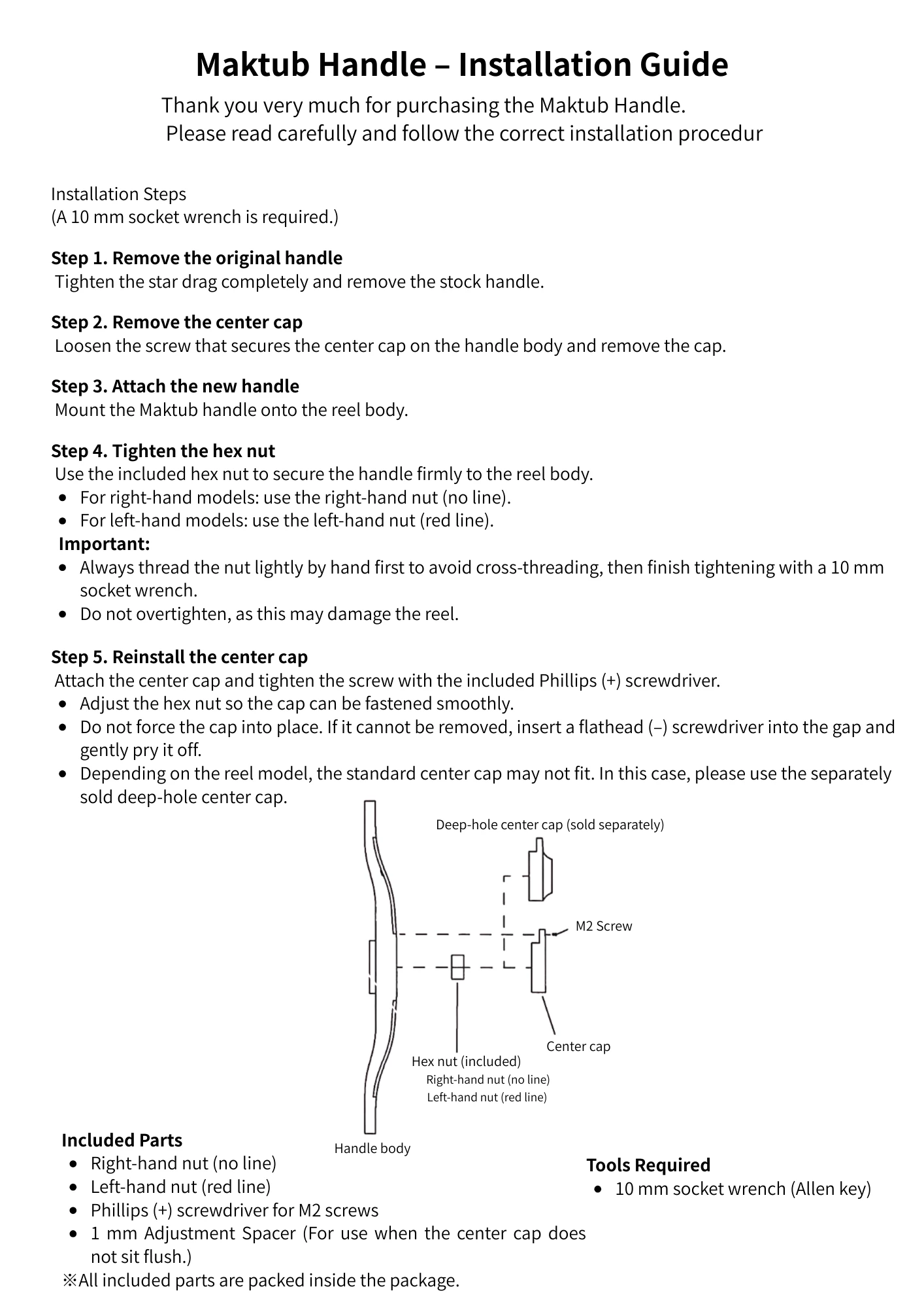 MAKTUB HANDLE【ENG】