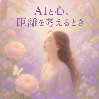 AIと心、距離を考えるとき