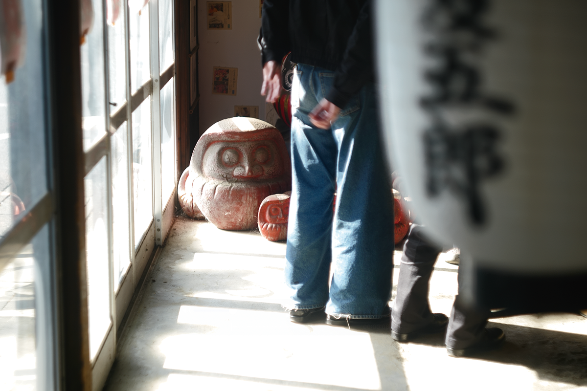 A Daruma in a traditional Japanese interior