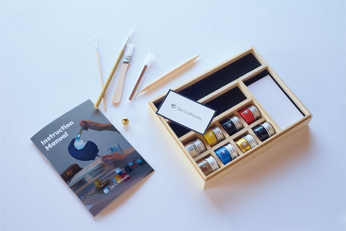 Zen Craft Kit │ Takasaki Daruma contents