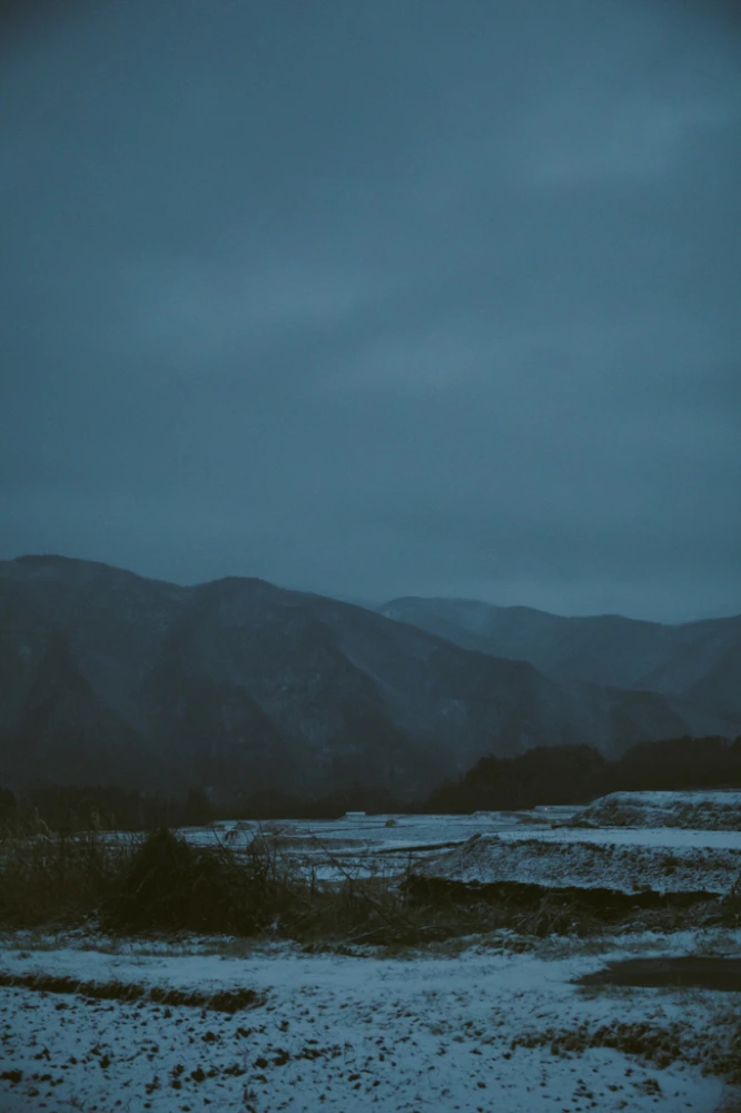 白い雨。
