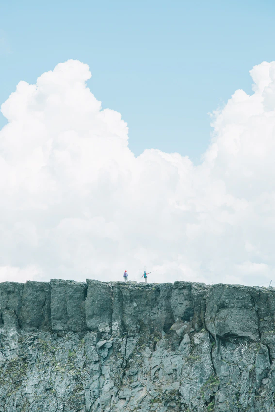 あっこさんと八ヶ岳。