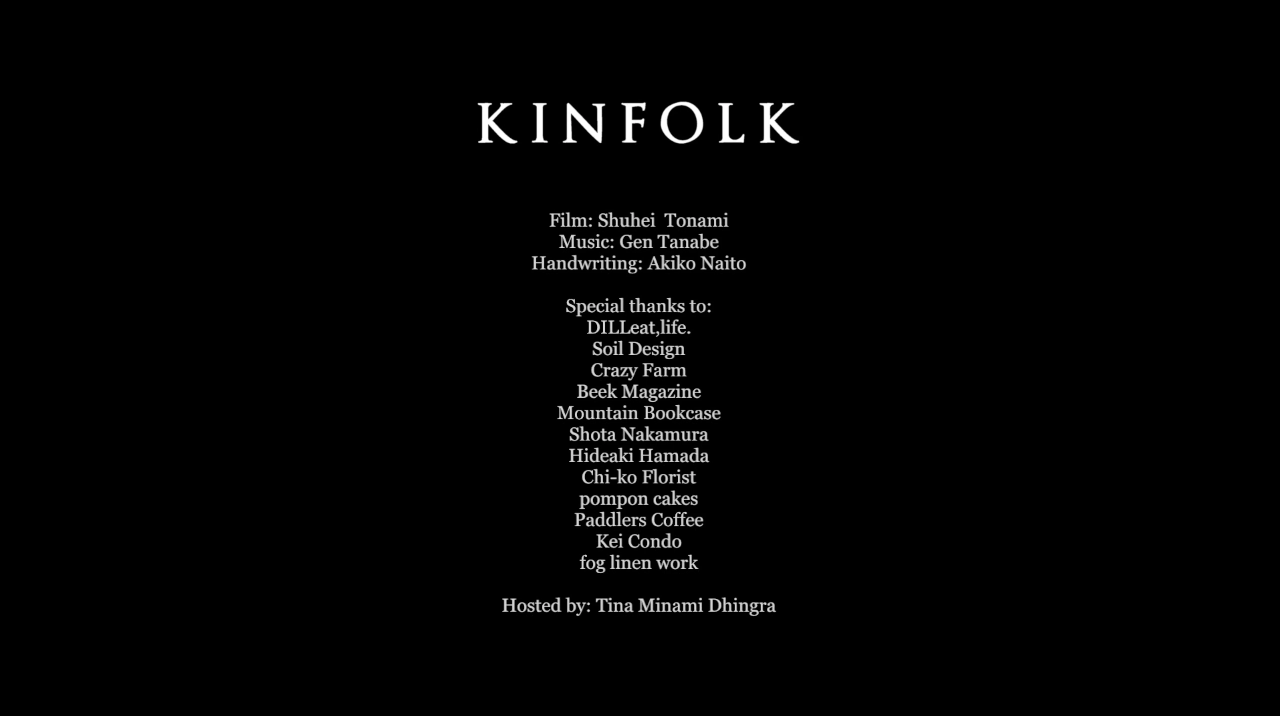 KINFOLK Community Gatherings YAMANASHI