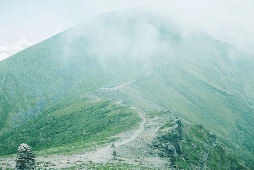 あっこさんと八ヶ岳。