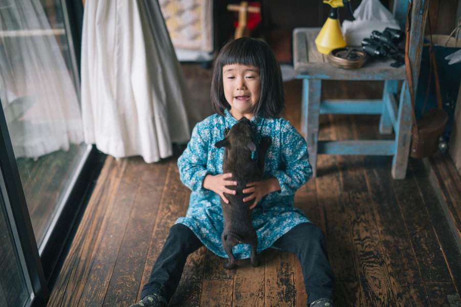 はると一日、家で。