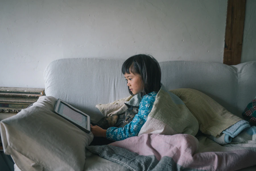 はると一日、家で。