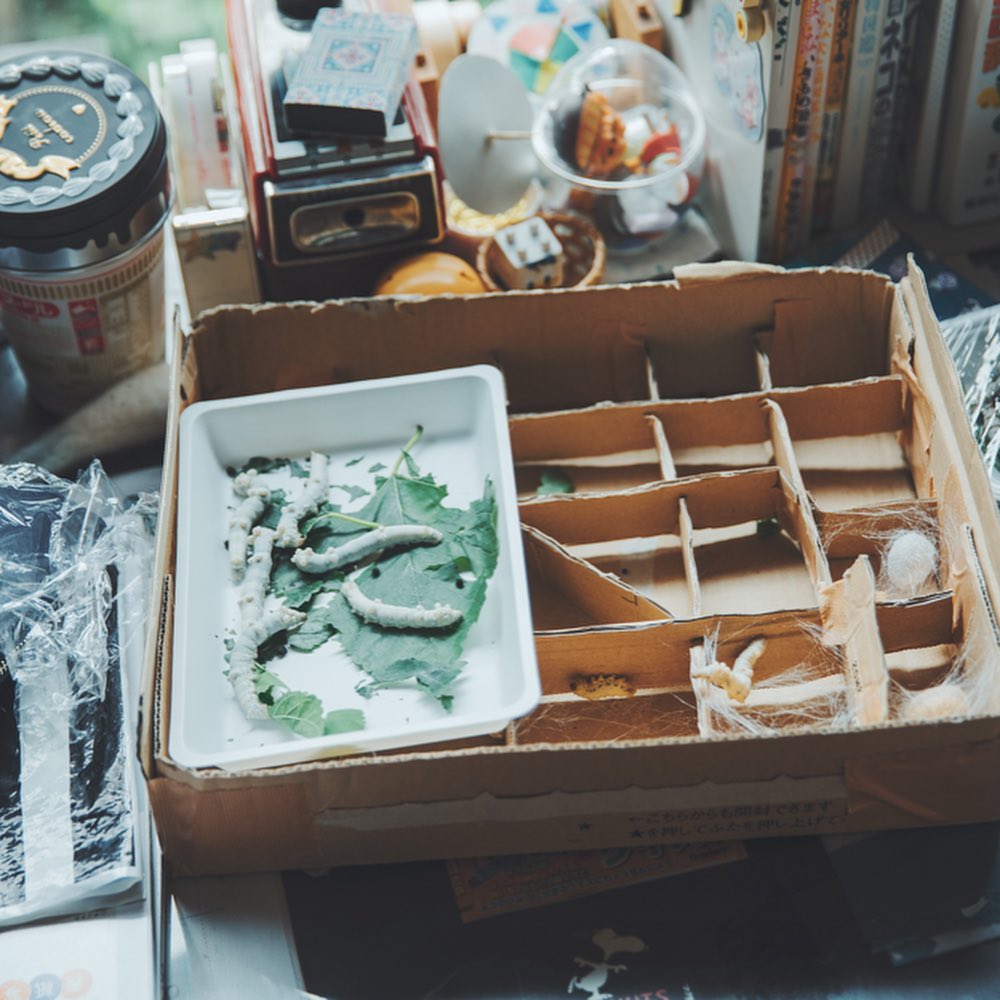 机の上の幻想風景