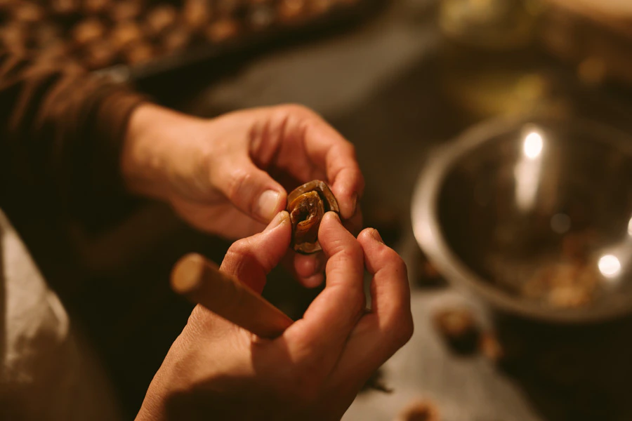 くるみと秋の夜長。