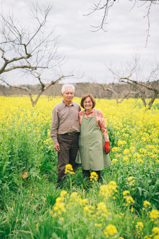 四万騎農園の春。
