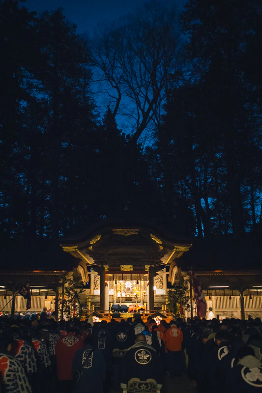 御柱祭 抽籤祈願一。