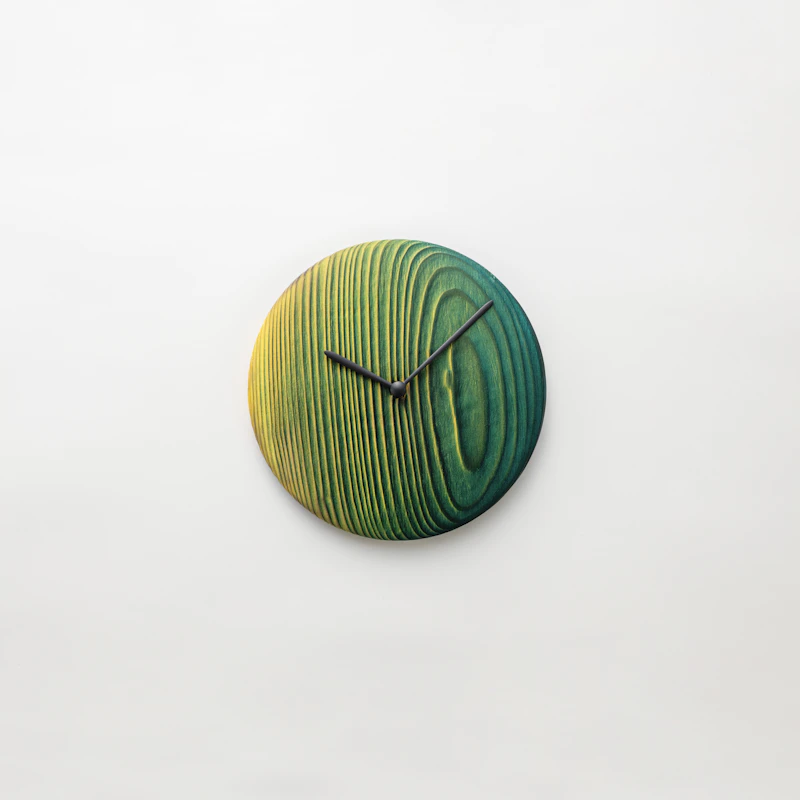 ひととせ Wall clock wood