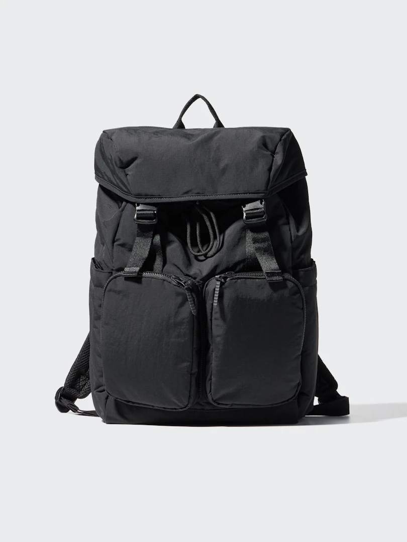 NWT - Uniqlo Multi Pocket Backpack in Black NWT - Uniqlo Multi Pocket Backpack in Black | eBay main image 4