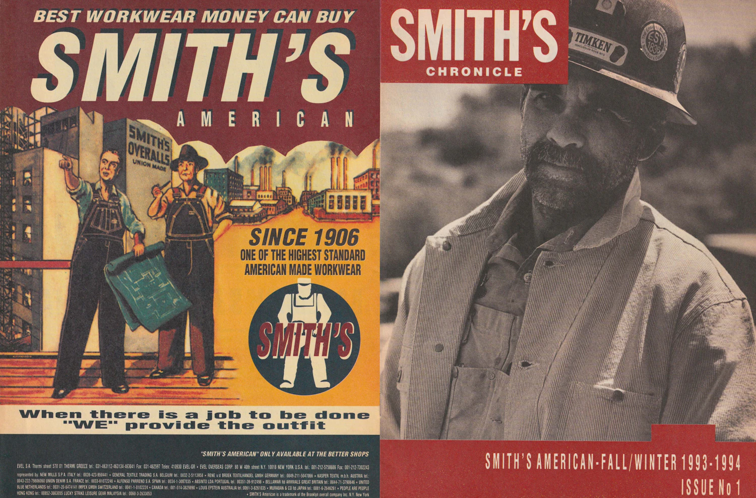 SMITH'S AMERICANの1993年秋冬のカタログ