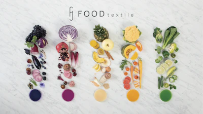 廃棄される食品から染料を抽出する：FOOD TEXTILE