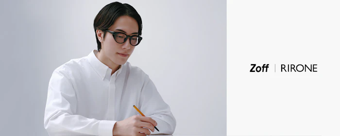 Produced by Gento Kono! The Calculated Design of Study Glasses "Zoff | RIRONE"