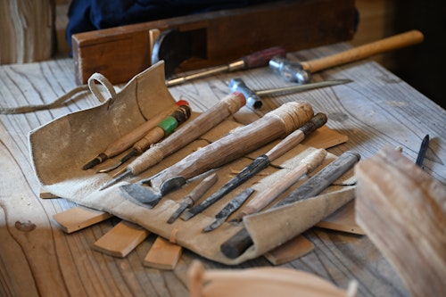 復元された弥生時代の鉄器