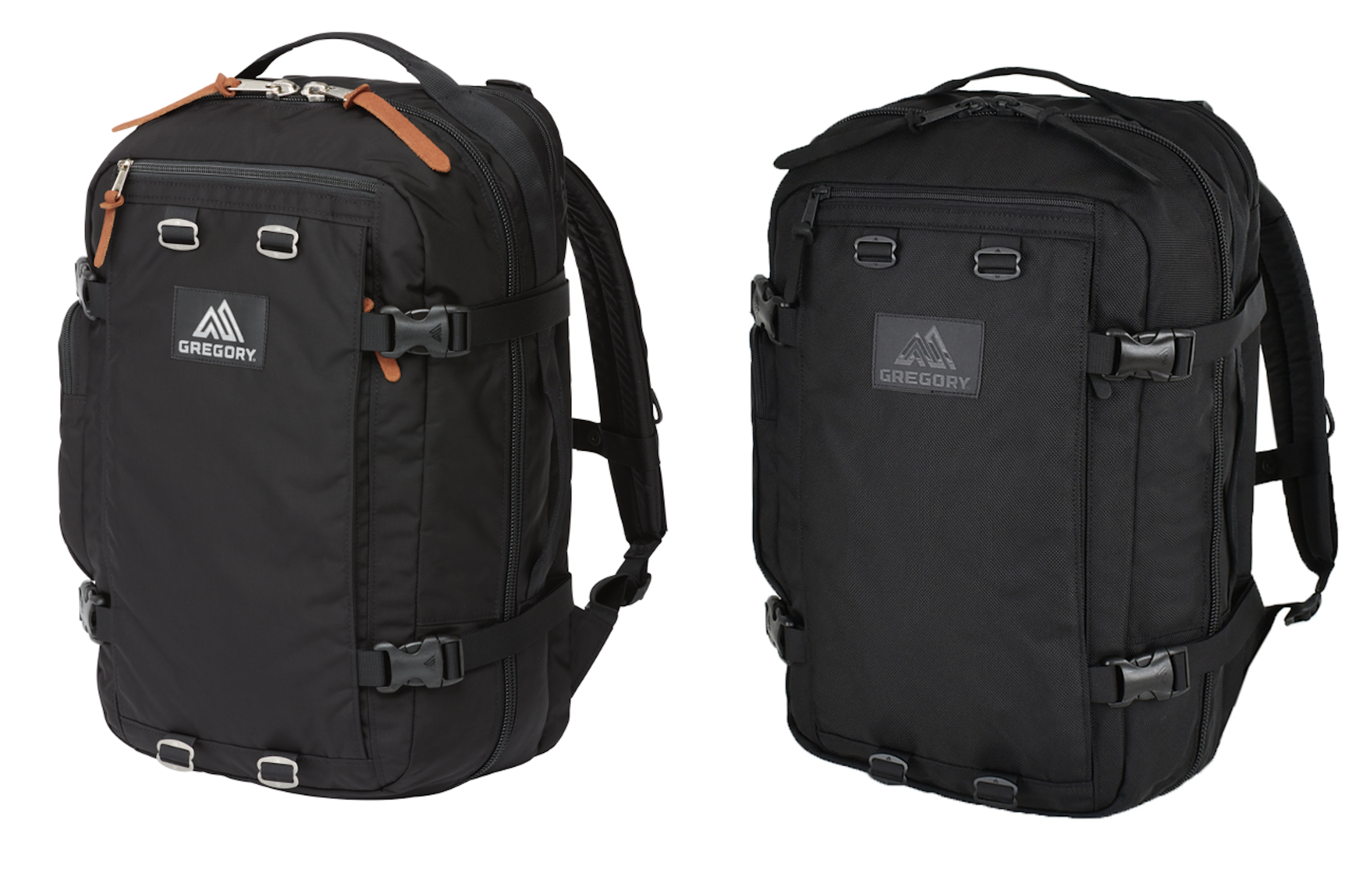 左「ジャーニーマン（ブラック）」42,900円（税込）  右「ジャーニーマン（コーデュラバリスティックブラック」45,100円（税込）