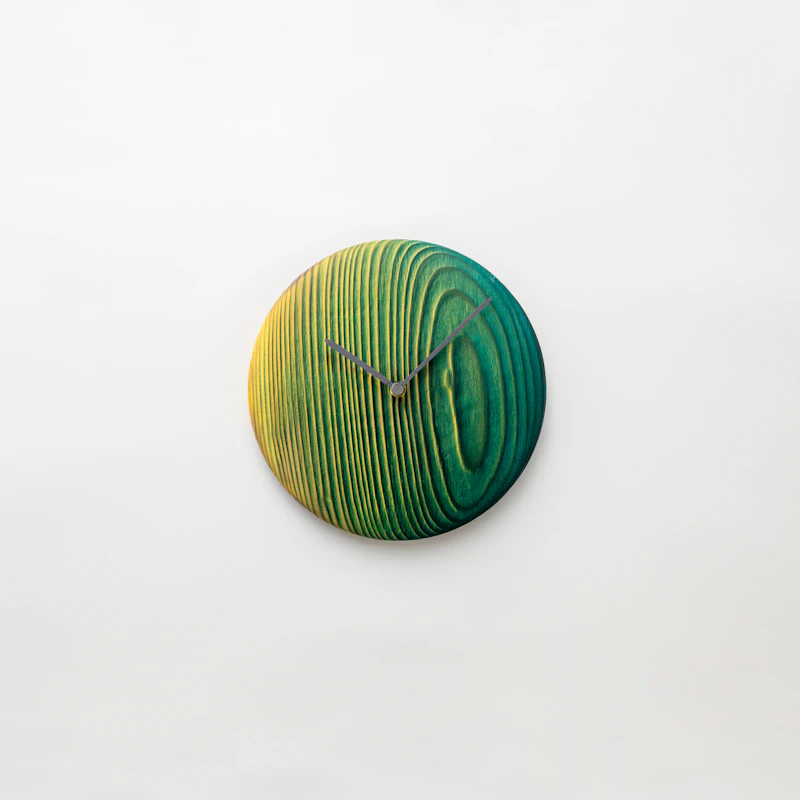 ひととせ Wall clock wood