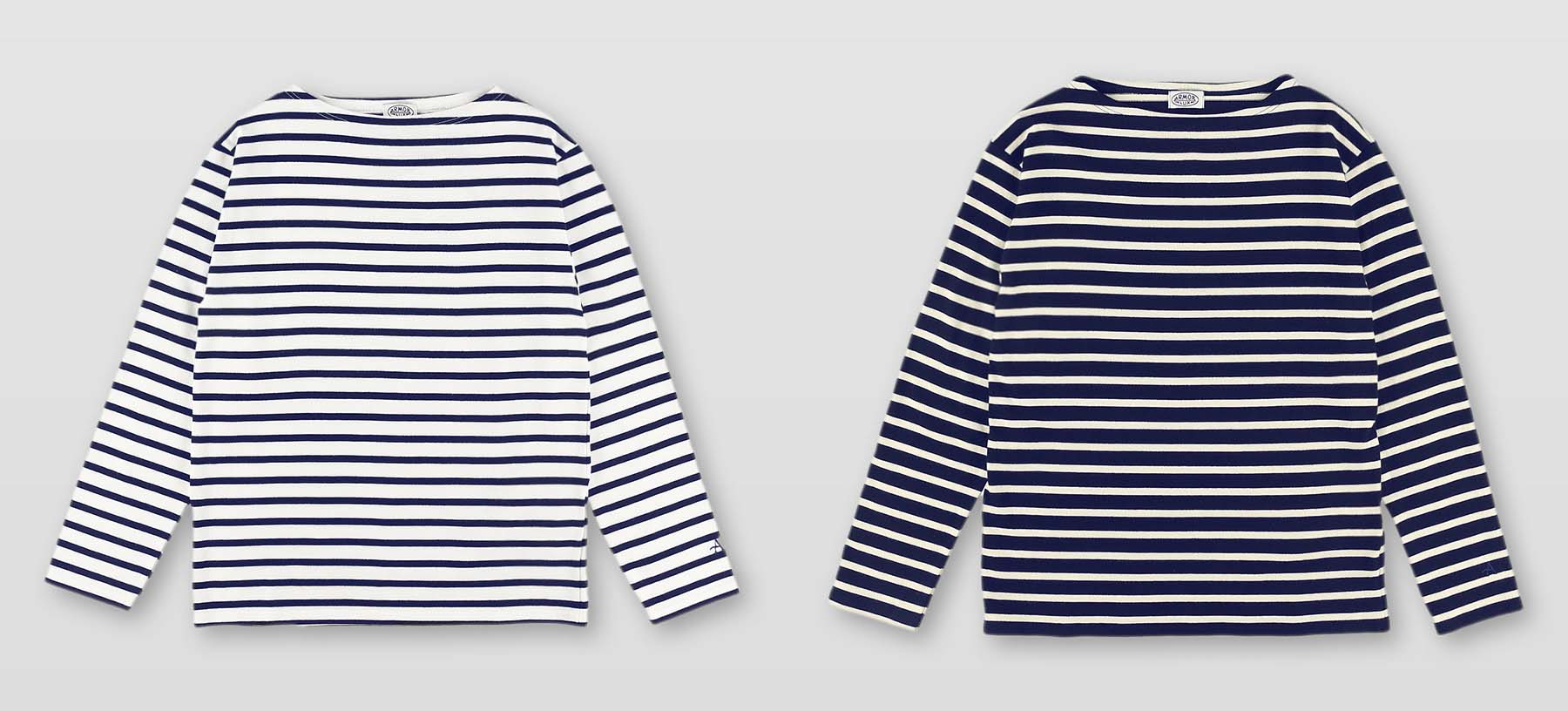 Experience the Craftsmanship of ARMOR LUX's Boat Neck Striped