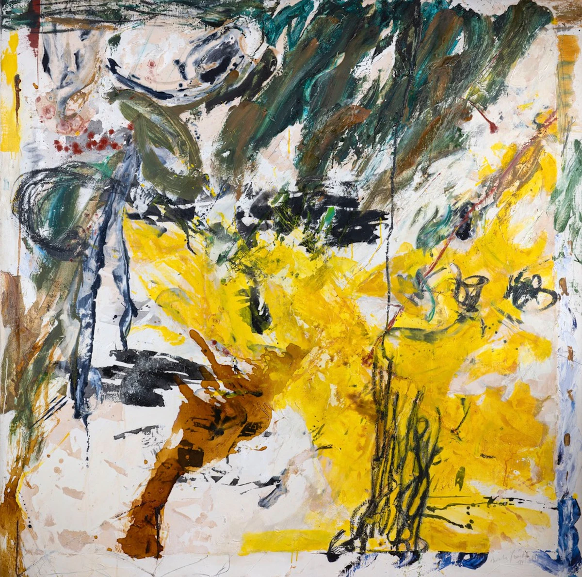 La Civilisation, 150×150cm, 1990