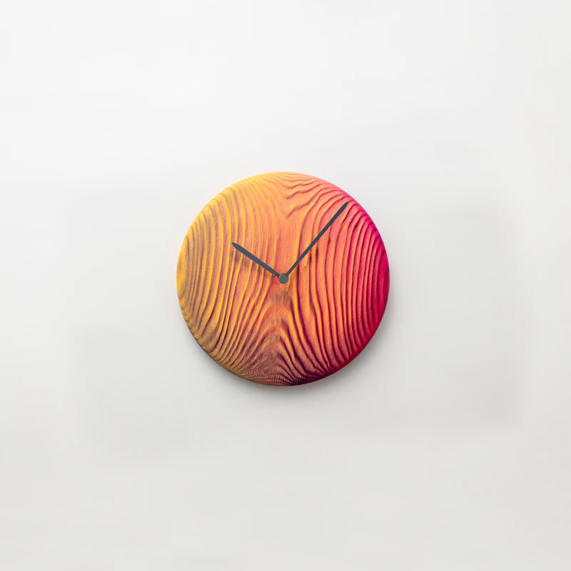ひととせ Wall clock wood