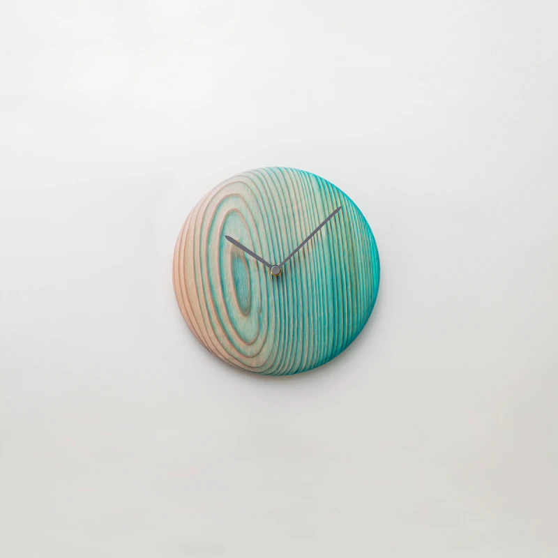 ひととせ Wall clock wood