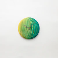 ひととせ Wall clock wood