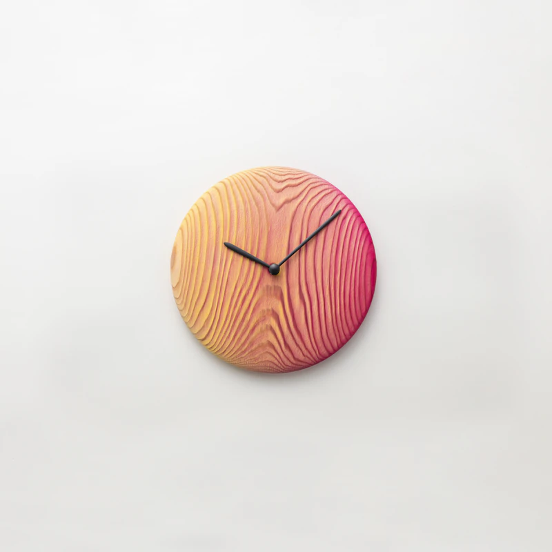 ひととせ Wall clock wood