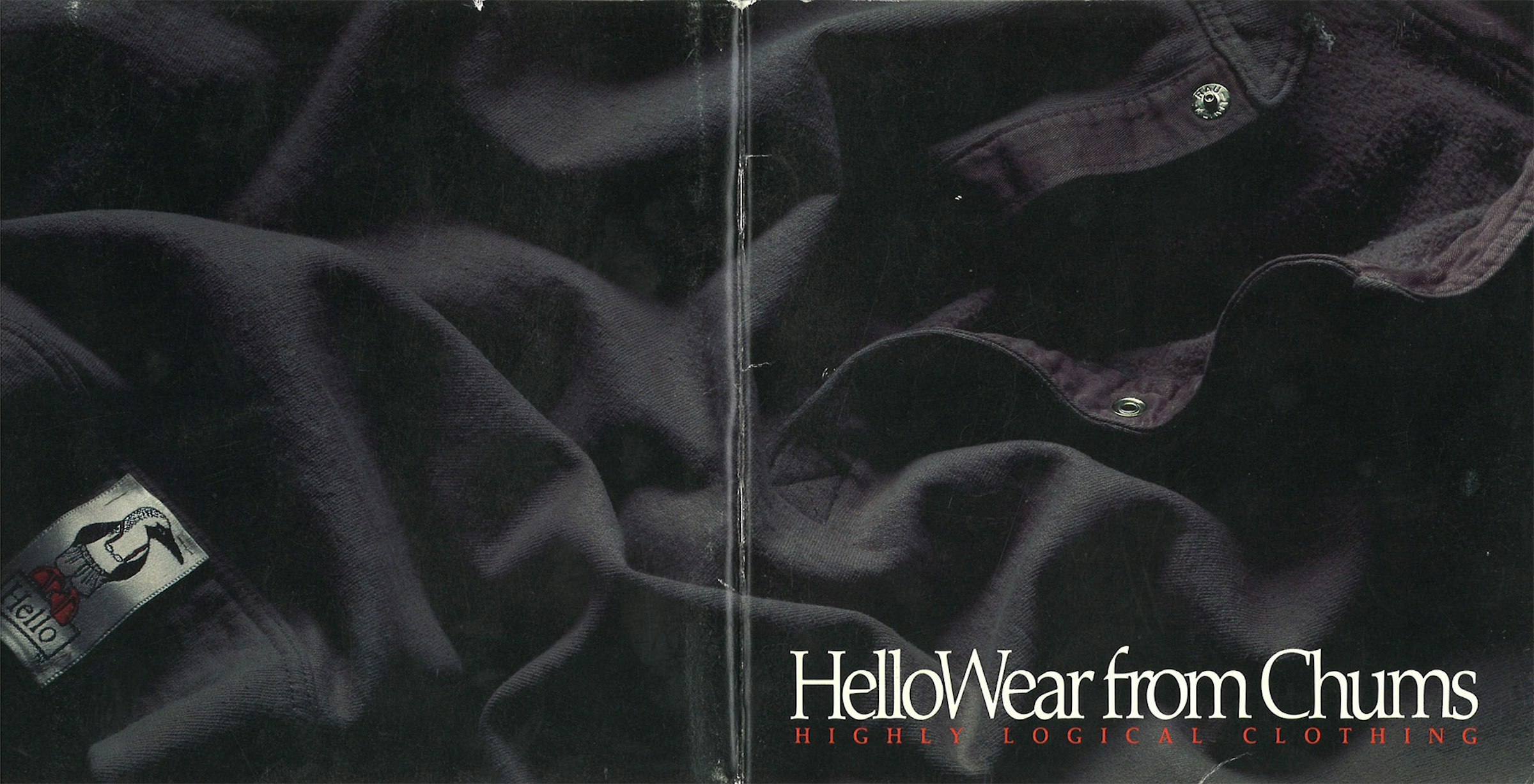 1989年のカタログに掲載されているハリケーントップ。Hello Wear from Chumsの文言とともに掲載されている