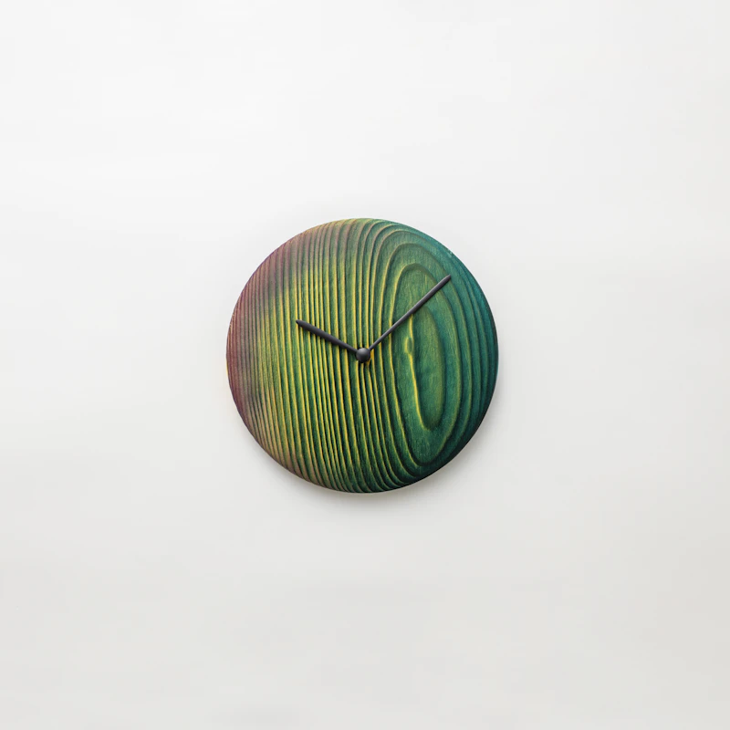 ひととせ Wall clock wood