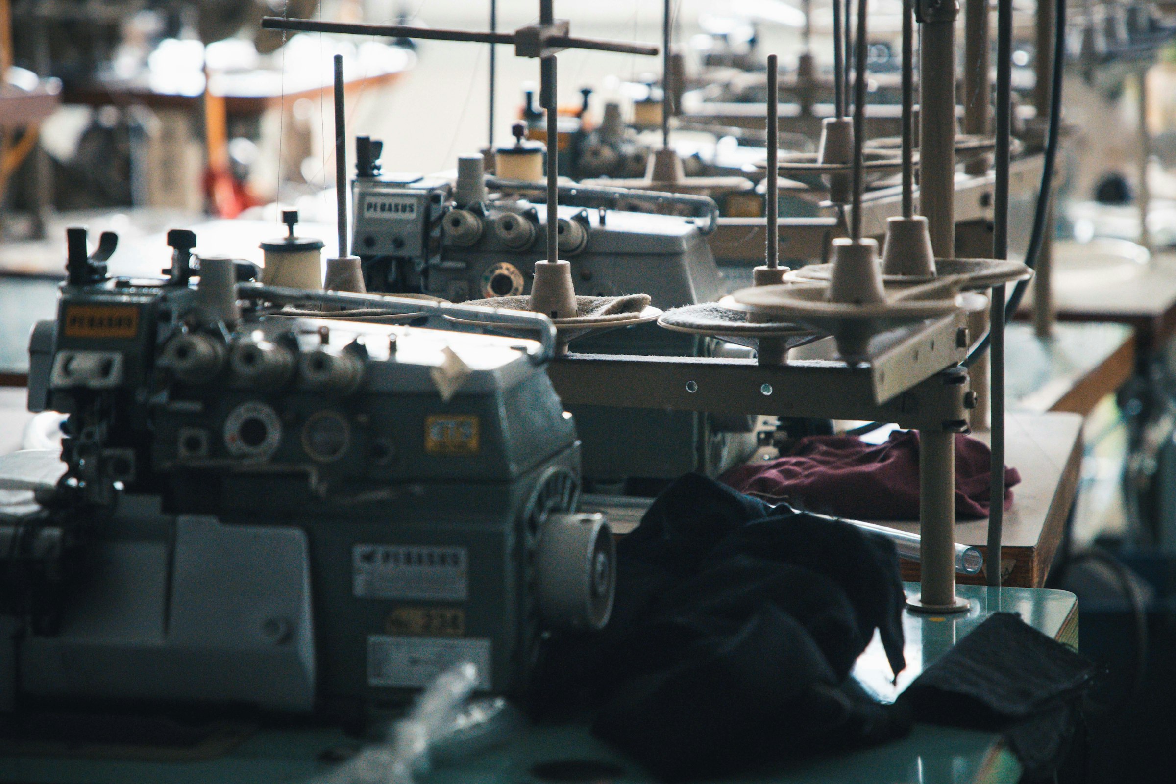 自社 縫製工場