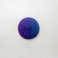 ひととせ Wall clock wood
