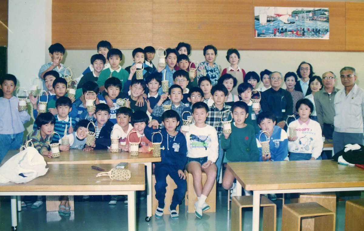 大磯小学校でのワークショップの様子