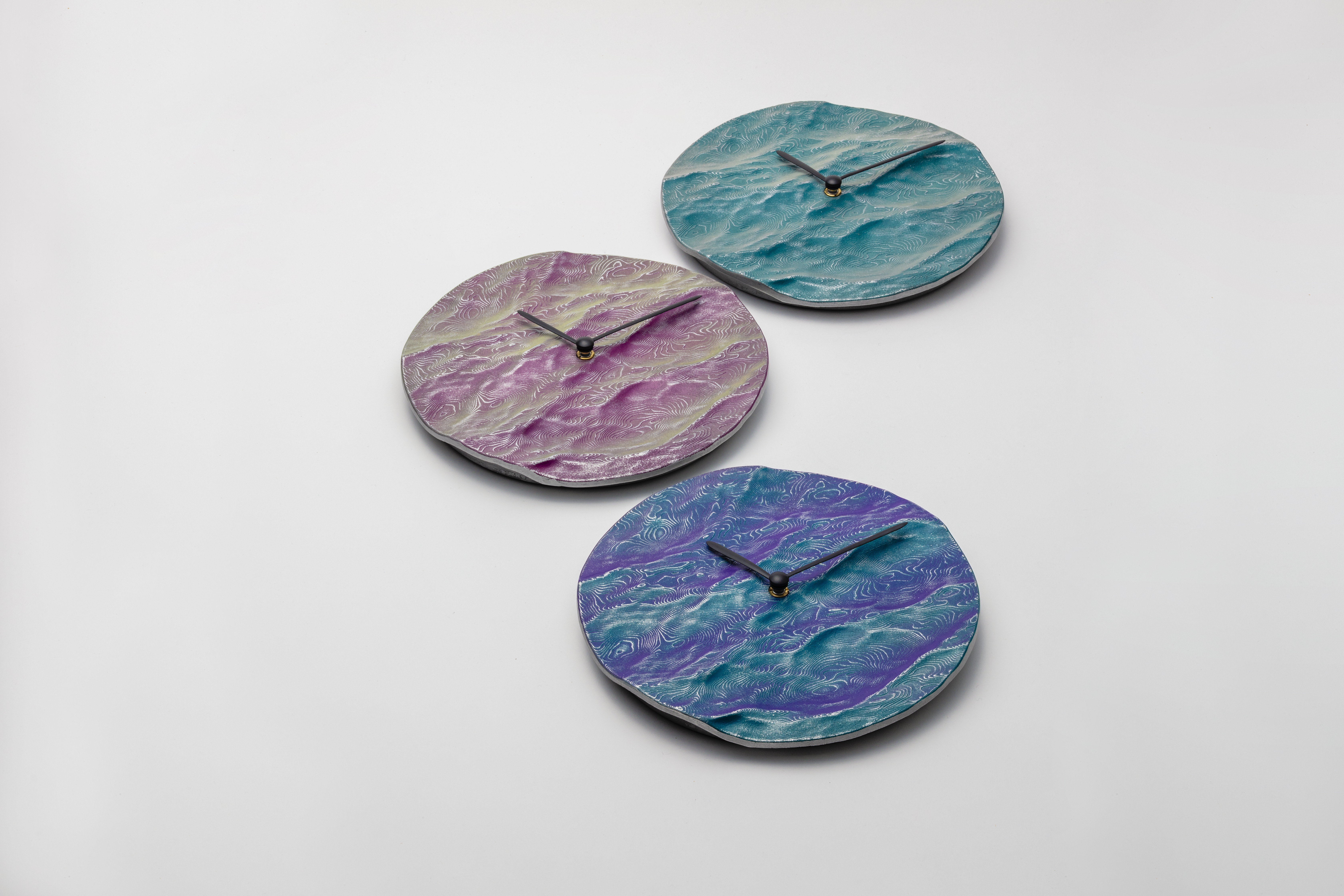 ひととせ Wall clock aluminum | 呼色
