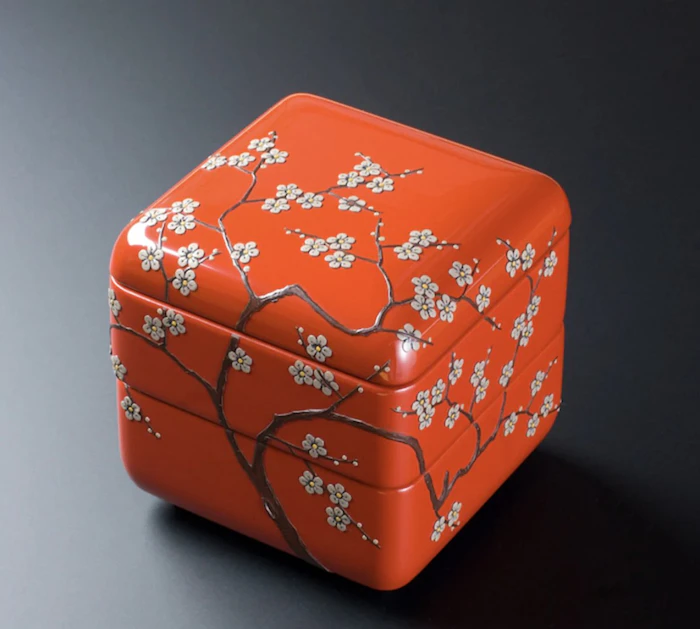 堆錦による模様が美しい重箱「姫重」